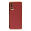 Samsung Galaxy S20 Kılıf Volet Silikon - Kırmızı