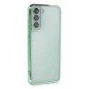 Samsung Galaxy S21 FE Kılıf Lensli Silikon - Yeşil