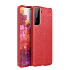 Samsung Galaxy S21 Kılıf Auto Focus Kapak - Kırmızı