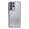 Samsung Galaxy S21 Ultra Kılıf Lensli Silikon - Açık Mavi