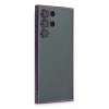 Samsung Galaxy S22 Ultra Kılıf Lensli Silikon - Mor