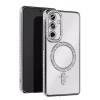 Samsung Galaxy S24 FE Joke Simli Magneticsafe Kılıf - Gümüş