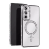Samsung Galaxy S24 FE Joke Simli Magneticsafe Kılıf - Gümüş