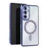 Samsung Galaxy S24 FE Joke Simli Magneticsafe Kılıf - Mavi