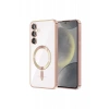Samsung Galaxy S24 Kılıf Kross Magneticsafe Kapak - Rose