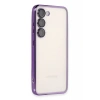 Samsung Galaxy S24 Plus Kılıf Lensli Silikon - Mor