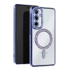 Samsung Galaxy S25 FE Joke Simli Magneticsafe Kılıf - Mavi
