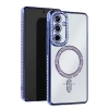 Samsung Galaxy S25 FE Joke Simli Magneticsafe Kılıf - Mavi