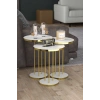 Gold Terra Sehpa Seti Beyaz 4lü
