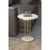 Gold Terra Sehpa Seti Beyaz 4lü