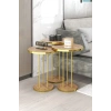 Gold Terra Sehpa Seti Ceviz 4lü