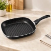 Granit Kaplamalı Tek Saplı Grill Tava