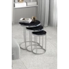 Gümüş C Zigon Bendir Siyah 3lü