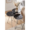 Gümüş Metal Zigon Bendir Siyah 3lü