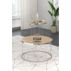 Gümüş Terra Sehpa Seti Ceviz 4lü