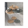 Gümüş Terra Zigon Ceviz Antrasit 3lü
