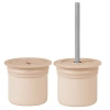 Ham+Hüp Pipetli Silikon Bardak Seti Bubble Beige / Powder Grey