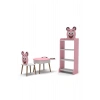 Happy Face Çocuk Mobilya Seti Pembe