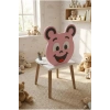 Happy Face Masa Sandalye Seti Pembe