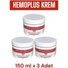 Hemoplus Bakım Kremi 150 ml x 3 Adet