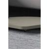 Hnd Tekerlekli Oval Sehpa Krem Bej