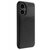 Honor 400 Uyumlu Kılıf Auto Focus Karbon Kapak - Siyah