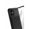 Honor 400 Uyumlu Kılıf Auto Focus Karbon Kapak - Siyah