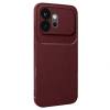 Huawei Honor 600 Auto Focus Karbon Kapak - Bordo