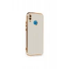 Huawei P20 Lite Uyumlu Kılıf Volet Silikon - Beyaz
