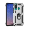 Huawei P40 Lite Uyumlu E Kılıf Sofya Yüzüklü Silikon Kapak - Gümüş