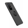 Huawei P40 Pro Uyumlu Kılıf Range Yüzüklü Silikon - Siyah