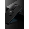 Huawei P40 Pro Uyumlu Kılıf Range Yüzüklü Silikon - Siyah