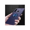 Huawei Y6P Uyumlu Kılıf Range Yüzüklü Silikon - Mavi
