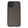 Apple iPhone 11 Kılıf Montreal Silikon Kapak - Siyah