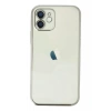 Apple iPhone 11 Kılıf Lensli Silikon - Gümüş