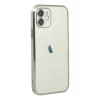 Apple iPhone 11 Kılıf Lensli Silikon - Gümüş