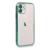 Apple iPhone 11 Kılıf Lensli Silikon - Yeşil