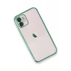 Apple iPhone 11 Kılıf Lensli Silikon - Yeşil