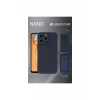 Apple iPhone 11 Pro Max Kılıf Nano içi Kadife Silikon - Mavi