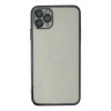 Apple iPhone 11 Pro Max Kılıf Lensli Silikon - Siyah