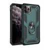 Apple iPhone 11 Pro Max Kılıf Sofya Yüzüklü Silikon Kapak - Yeşil