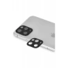 Apple iPhone 11 Pro Max Pers Alüminyum Kamera Lens - Siyah