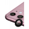 Apple iPhone 11 Raze Metal Kamera Lens - Siyah