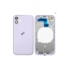 Iphone 11 Uyumlu Boş Kasa + Kapak Mor