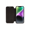 Apple iPhone 12 Kılıf Dolpin Kapaklı - Siyah