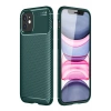 Apple iPhone 12 Mini Kılıf Auto Focus Karbon Kapak - Yeşil