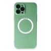 Apple iPhone 12 Pro Kılıf Jack Magneticsafe Lens Silikon - Yeşil