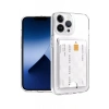 Apple iPhone 13 Pro Kılıf Kart Şeffaf Silikon - Şeffaf