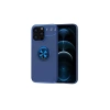 Apple iPhone 13 Pro Kılıf Range Yüzüklü Silikon - Mavi