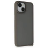 Apple iPhone 14 Kılıf Elegant Kapak - Titan Gri